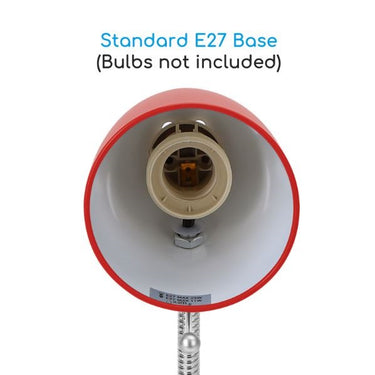 Lampada da tavolo colore rosso AC220-240V L135*H350mm